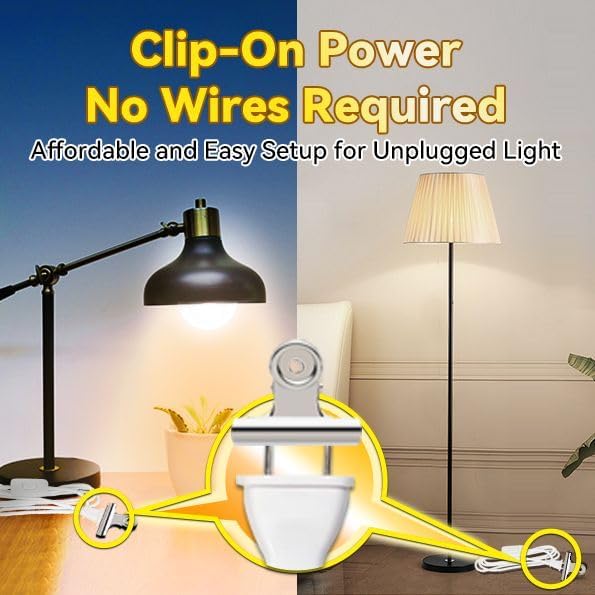 Neporal LITE PRO Battery Backup Light Bulbs, 2600mAh Rechargeable Light Bulbs, Perfect As Emergency Lights for Home Power Failure, Hurricane Prepareness Item, E26/E27