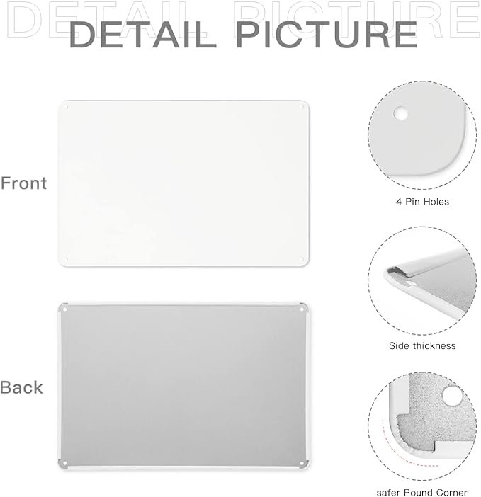 Custom Metal Sign, Personalized Aluminum Sign for Office, Business, Workplace, office, Home, Airbnb, Delivery Signs, 12x8 Inch