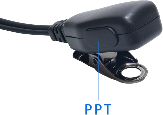 Earpiece Headset with MIC PTT for Cobra Microtalk Px655 Px650 Cxt195 Walkie Talkie Two Way Radio G Shape 4 Pack