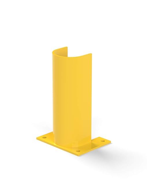 Pallet Racking Post Protector 12" Tall for 3" Diameter Columns [10 Pack], by EGA Products - Protects Employee Safety and Helps Reduce Damaged Racks [Made in USA]