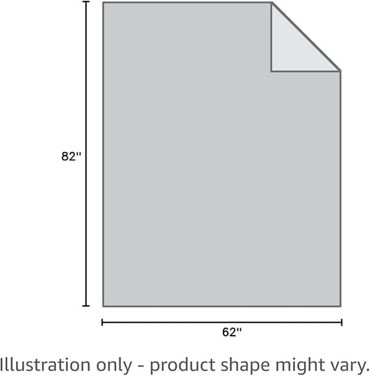 Primacare FB-6831 Emergency Foil Silver & Gold Mylar Thermal Blanket, 62" Length x 82" Width (Pack of 10)