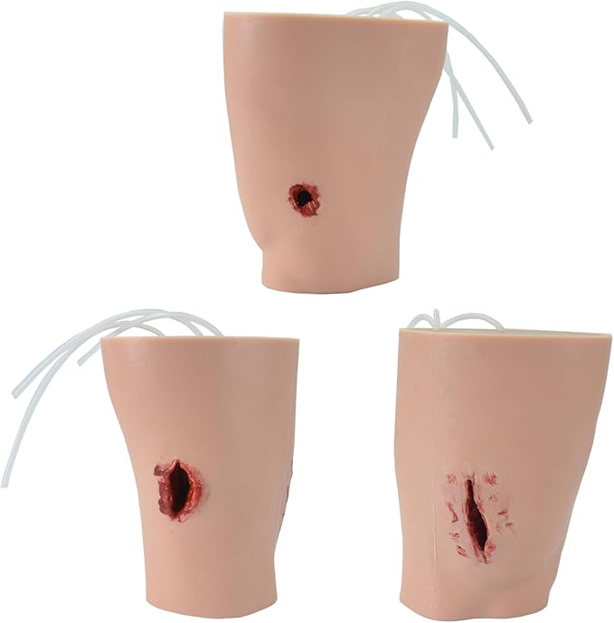 Lower Extremity Wound Packing Trainer Kit, Stop The Bleed Kit for Hemostasis Training & Tourniquet, Hemorrhage Control Thigh Bleeding Control Trainer for Medical Education