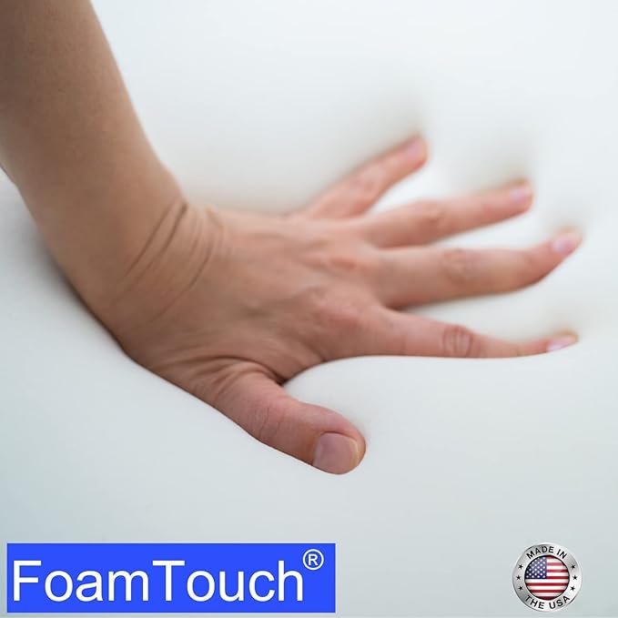 FoamTouch 6" Gel-Memory-Foam-Mattress No Cover