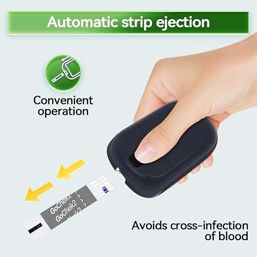 MicroTech Blood Glucose Monitor Kit 100 Strips & Lancets, No Coding, 500 Storage, Wider HCT for Family