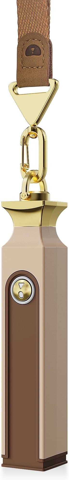 Personal Safety Alarm for Women, Rechargeable Door Alarm and Window Alarm, 125dB Self Defense Alarm with Strobe Light, Safe Sound Personal Alarm with Matching Wrist Key Chain(Elegant Khaki)
