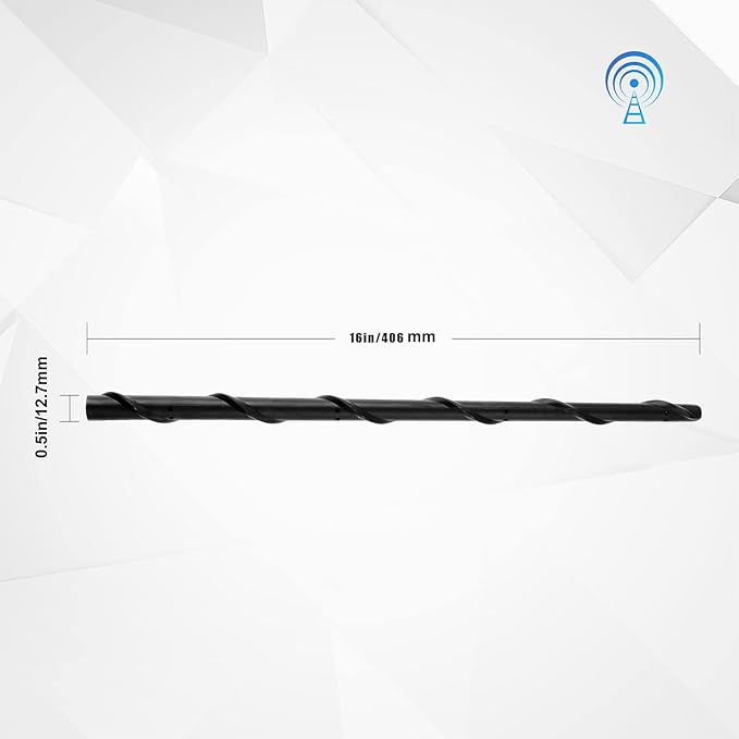 16 Inch Toyota Truck Antenna Replacement, Enhances Radio Reception - 1995-2020 Tundra & Tacoma Accessories