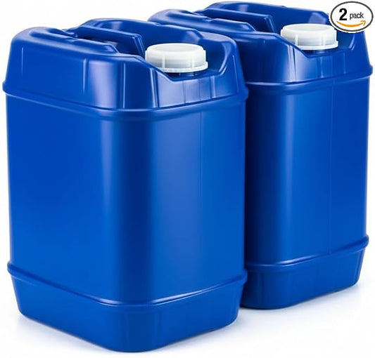 Green Goods Saratoga Farms 5-Gallon Stackable Water Storage Containers, Emergency Water Storage for Camping and Disaster Preparedness, 10 Gallons