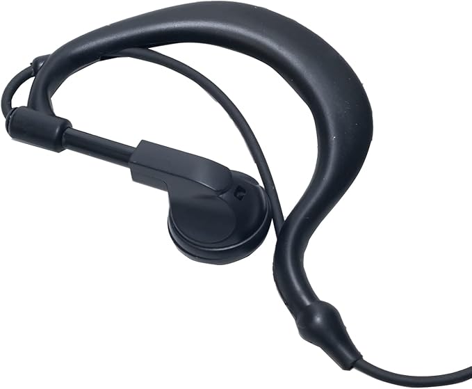 Earpiece Headset with MIC PTT for Cobra Microtalk CXT195 CX112 ACXT1035r ACXT145 ACXT545 PX650 PX655 RX385 RX685 Walkie Talkie Two Way Radio G Shape,4 Pack