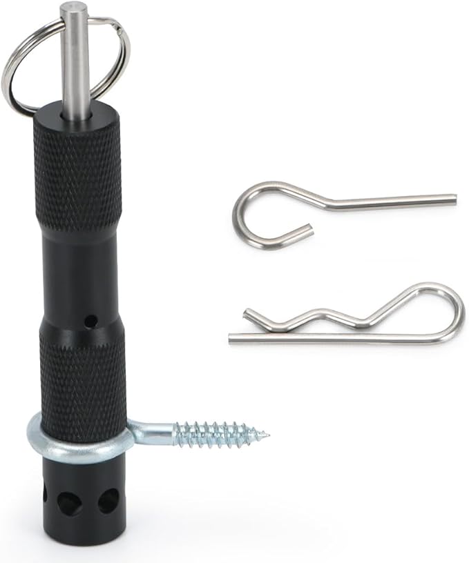Perimeter Trip Alarm Device W/ 22 Gauge Adapter Early Warning Security System for Camping & Property Safety (Black)