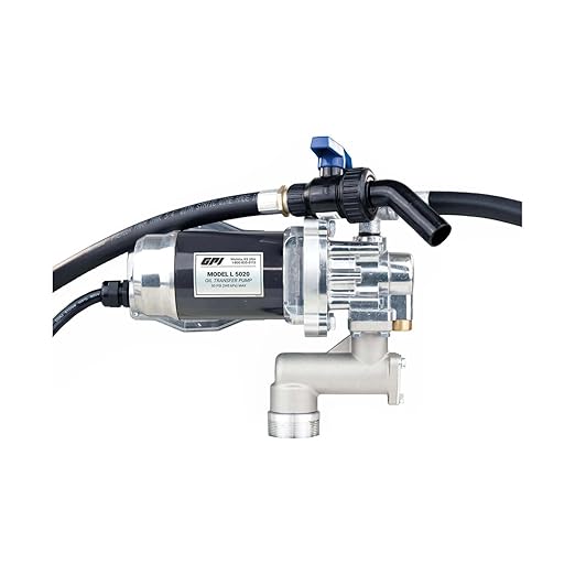 GPI - L5020 Heavy Duty Oil Transfer Pump, 20 QPM/5 GPM, 12 Volt (142100-04)