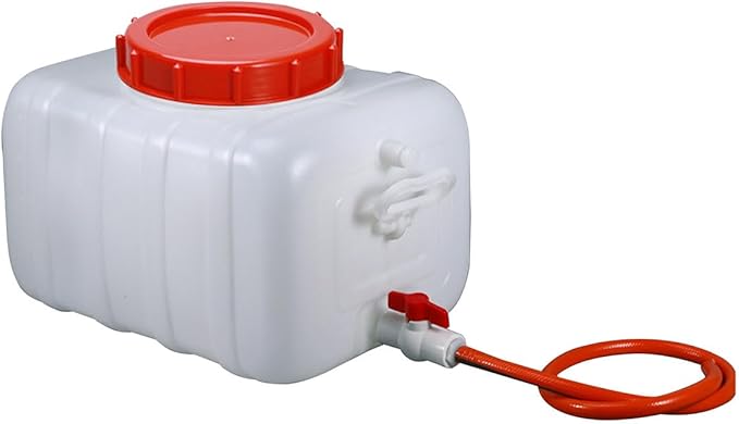 Food-Grade Plastic Buckets 25L/35L/50L/80L/110L/200L Water Container with Tap，Bucket Perfect for Camping，Hiking，Climbing or Other Travel Outdoor Activities Water Tank(Size:35L)