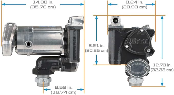 GPRO - V20 Series Fuel Transfer Pump, 1 Inch Outlet, Pump Only, 20 GPM, 115 Volt (171000-01)