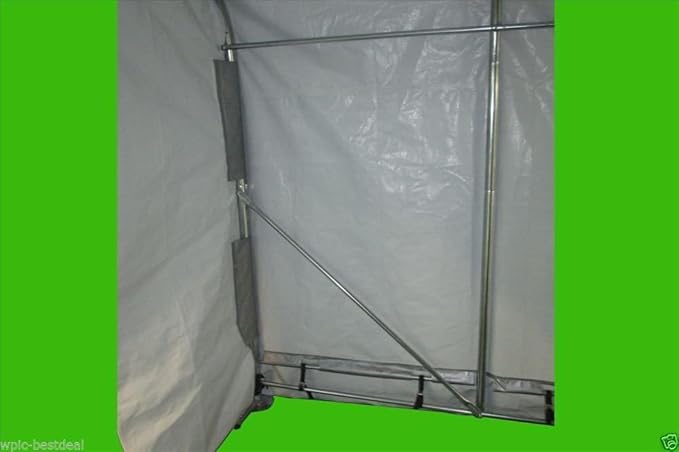 DELTA 20'x22' Heavy Duty Carport with Zipper Doors – Galvanized Steel Frame & Waterproof PE Cover, UV-Resistant, Grey Portable Garage Canopy Shelter (20'x22' Grey)
