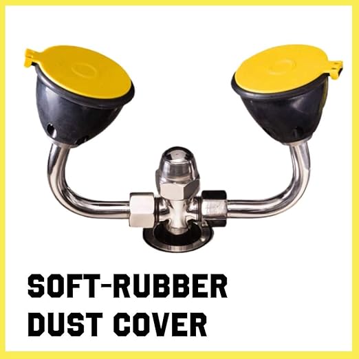 Huanyu Desktop Emergency Safety Unit Portable Eye Wash Device Emergency Response Equipment for Laboratory Factory Public Safety Facility BH35-1009: 304 Stainless Steel