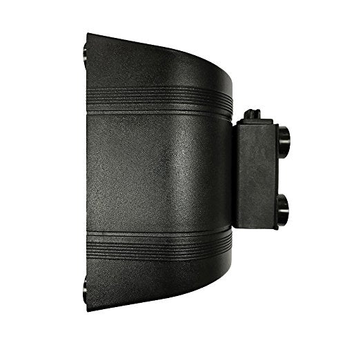 Magnetic Retractable Wall Barrier - Temporary Crowd Control Tool For Safety Queue Solution - 120" Belt Length Coverage with Strong Magnets by VIP Crowd Control (120" Red)