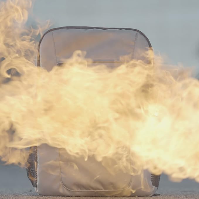 Fireproof Backpack Combo – UL 94 V-0 & NFPA 701 Go Bag | Withstand up to 1832°F | Water-Resistant Emergency Bug Out Bag for Documents, Tech & Supplies | 20L | The Original by GETXGO