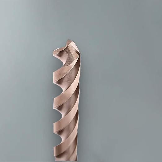 Lichamp 1/4" HSS Cobalt Drill Bits 10PCS with Three Flute for Hard Metal, Hardened Stainless Steel and Cast Iron