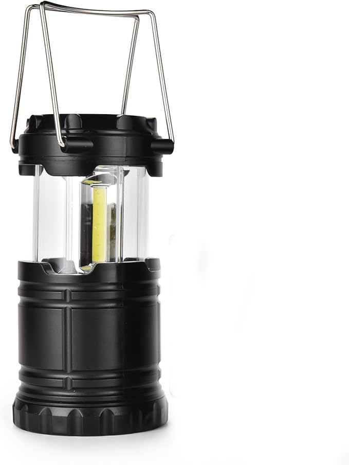 Lantern Collapsible Camping Light, Battery Operated Lanterns LED Super Bright for Power Outages Indoor Emergency Outdoor Camping Hiking Kit (COB-1)