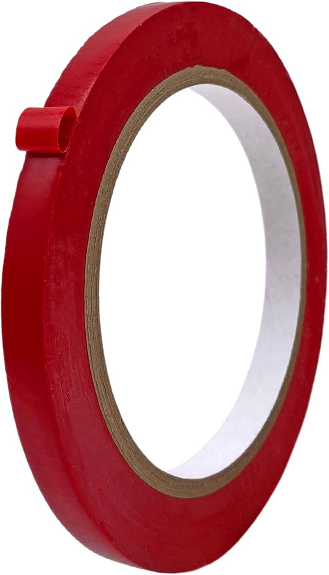 MAT Vinyl Marking Tape Red - 3/8 inch x 36 yds. for Safety Floor Marking (School Gym, Restaurants, Warehouse), Dance Floor Splicing, Pinstriping Cars & Boats