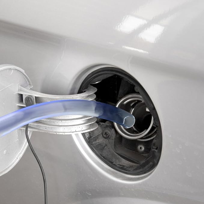 Hand Oil Sucker Pump Manual Siphon for Gasoline Fuel Transfer with One-way Valve Rubber Bulb Design for Fish Tank Water Petrol Oil and Emergency Use
