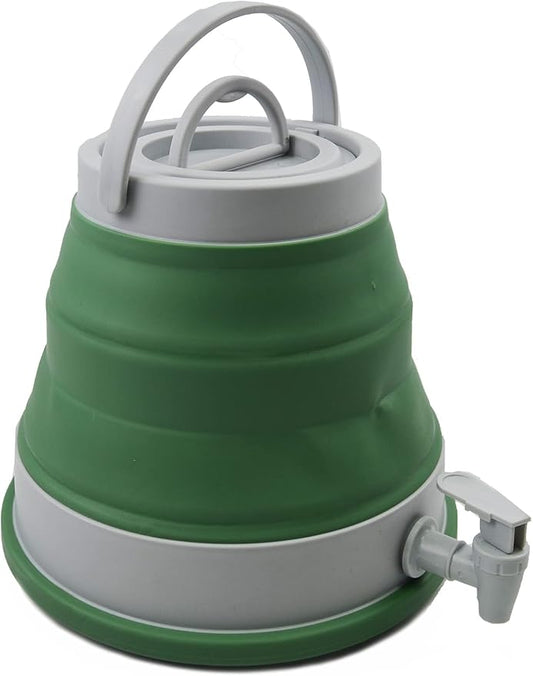 SAMMART 6L (1.6 Gallon) Portable Water Carrier,Collapsible Water Container, Emergency Cube Water Carrier, Outdoor Water Storage for Camping Hiking Climbing Backpacking