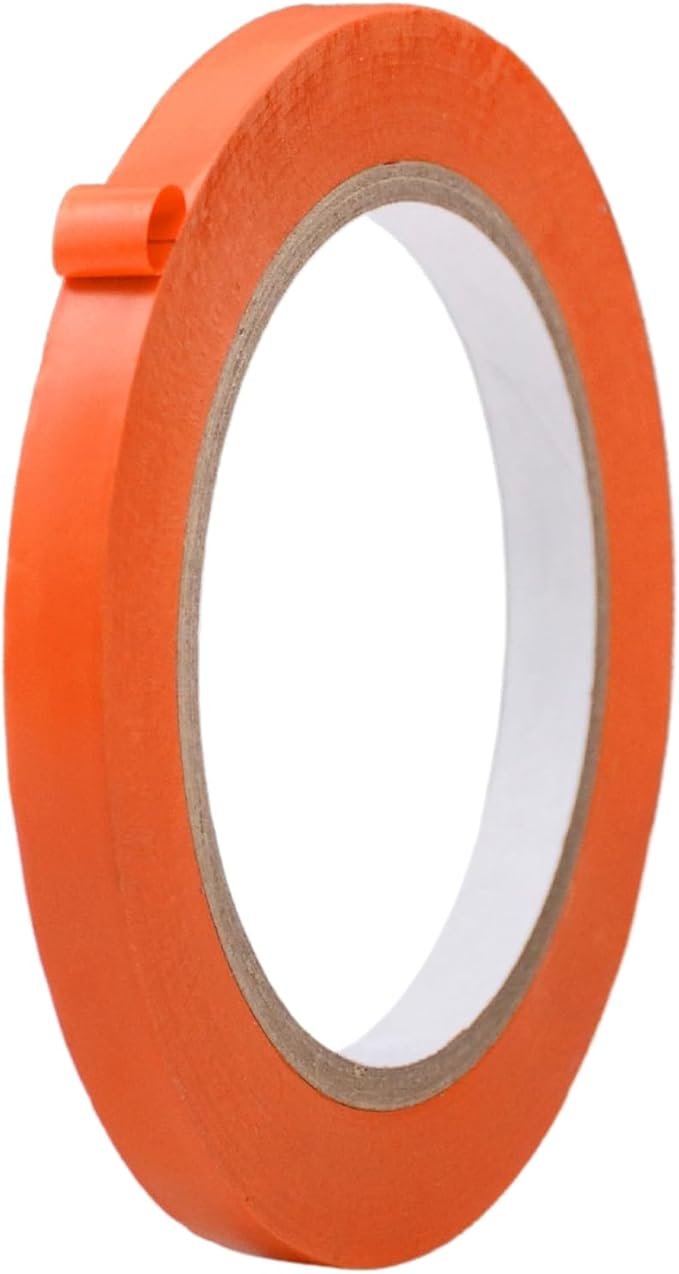MAT Vinyl Marking Tape Orange - 3/8 inch x 36 yds. for Safety Floor Marking (School Gym, Restaurants, Warehouse), Dance Floor Splicing, Pinstriping Cars & Boats