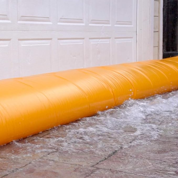 Watershed Innovations Best Sandbag Alternative - HydraBarrier Supreme 24 Foot Length 12 Inch Height - Water Diversion Tube - Light, Re-usable, & Eco-Friendly Flood Barrier (Single Unit)