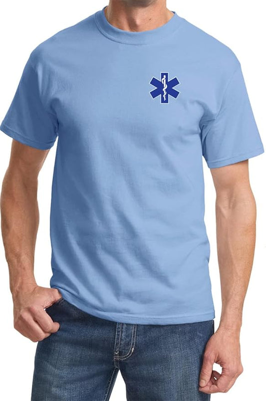 Buy Cool Shirts Emergency Medical Services EMS Flag T-Shirt Front and Back