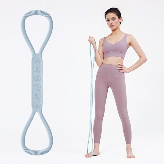 2025 Upgraded Figure 8 Resistance Band for Physical Therapy, Shoulder Back Arm Exercise Bands, 3 Resistance Levels for 15 25 35lb for Kids Adult Elderly