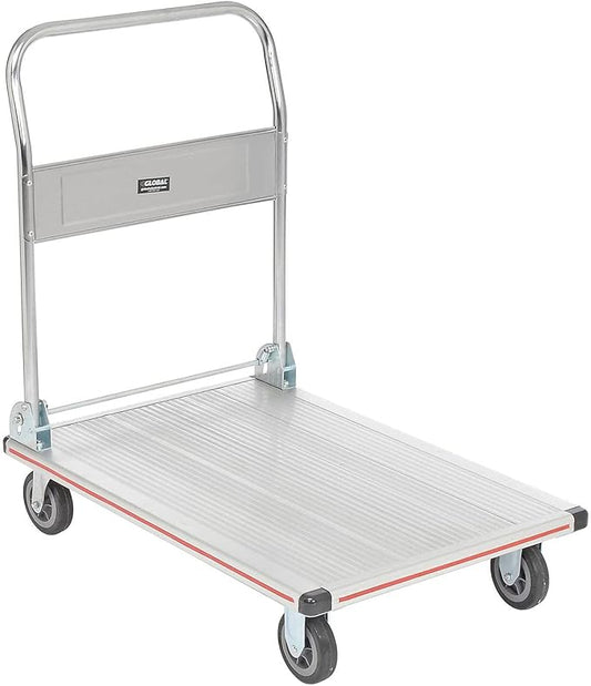 Global Industrial Folding Platform Truck, Aluminum, 36 x 24, 600 Lb. Capacity