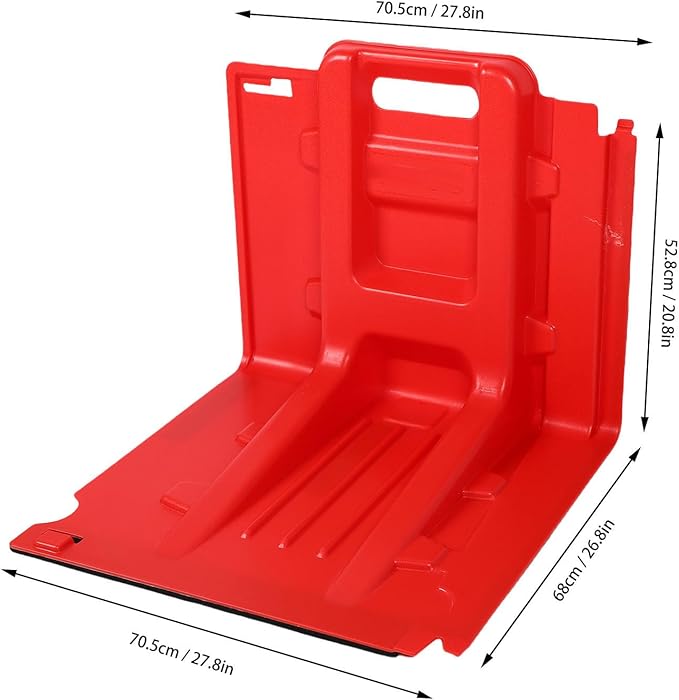 Flood Protection Barrier, ABS L Type Flood Control Box Wall Removable Combination Water Barrier for Garage Basement, Reusable Emergency Flooding Box Wall