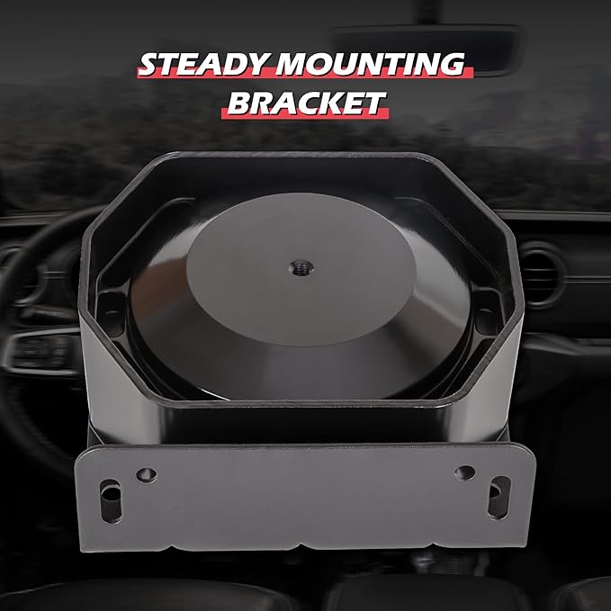 Compact Siren Speaker 130DB 200 Watt, Heavy Duty Metal Housing Weatherproof, Universal for 100W 200W Siren, 1 PCS