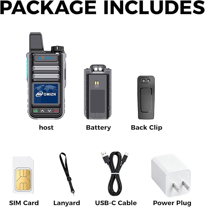 G3 4G LTE Dual SIM Watch Walkie Talkie, Unlimited Range, Lifetime Free, IP65, AES256 Encryption, Noise Reduction, Long - Lasting Battery(4)