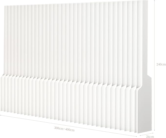 Foldable Room Divider Privacy Screens Movable Temporary Wall Space Partition, 5.25~9.19 FT Tall, 6.56~16.4 FT Width, Choice of Various Sizes and Styles