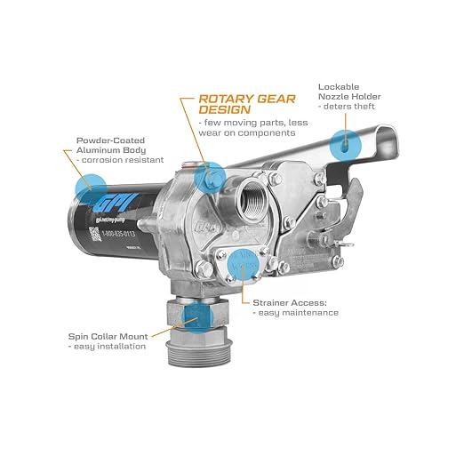 GPI - M-180 Series Fuel Transfer Pump, Pump Only, 18 GPM, 12 Volt (110300-7)