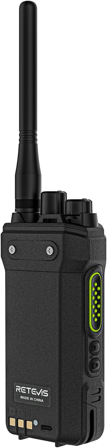 Retevis NR30D DMR 2 Way Radio Handheld,Professional Two Way Radios Long Range,Noise Canceling,IP67 Waterproof,Compatible with Motorola CP100D Digital Walkie Talkies,for Manufacturing Logistics(4 Pack)