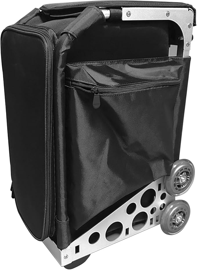 Modular First Aid Cart - Doctor's Visit Emergency Mobile Case, House Calls Storage Organizers for Clinics and Vets, Aluminum Alloy, 13.2" L x 10.2" W x 21.7" H, Set of 1
