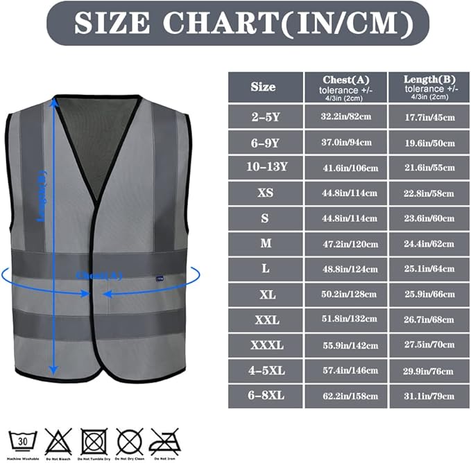 AK Safety Vest- Reflective, Personalized Hi Viz Vests with Custom Logo