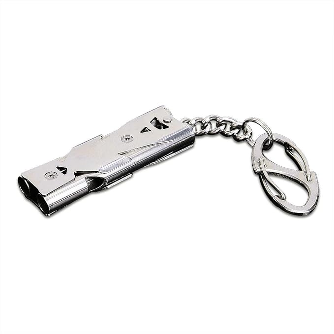 Whistle Emergency Whistles Keychain Rape Whistle Stainless Steel High Decibel Whistles … …