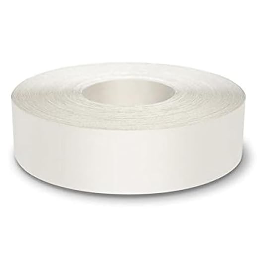 Mighty Line UltraLine Solid Floor Marking Tape for Safety, Caution, Warning, Heavy-Duty, Peel and Stick Adhesive, Beveled Edge Design, Industrial Quality, 2 Inch, 100' Roll, White