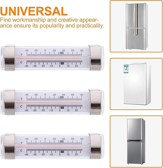 12 Pack Fridge Refrigerator Freezer Thermometer