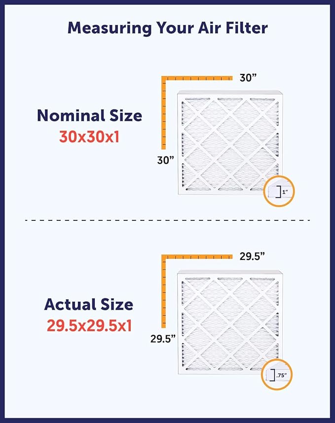 Filter King 39x41.5x1 Air Filter | 4-PACK | MERV 8 HVAC Pleated A/C Furnace Filters | MADE IN USA | Actual Size: 39 x 41.5 x .75"