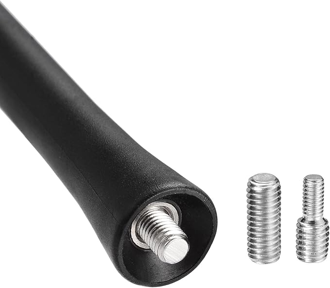 16 Inch Car Antenna Replacement Mast, Flexible Waterproof Rubber Roof Antenna Universal Vehicle Roof Mounted AM FM Car Radio Antennas for Cars Trucks SUVs, with M4 M5 M6 Threaded Adapters
