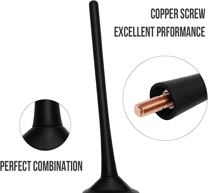 Short Antenna for Ford Bronco 2021-2025 Ford Bronco Accessories Replacemrnt 7 Inch Antenna for Bronco 2021 2022 2023 2024 2025