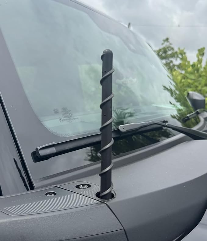 7" Short Antenna for Ford Bronco, Fits for Ford Bronco Full Size 2021 2022 2023 2024 2025, 7-inch Spiral AM FM Radio Antenna Replacement for Bronco Accessories F150