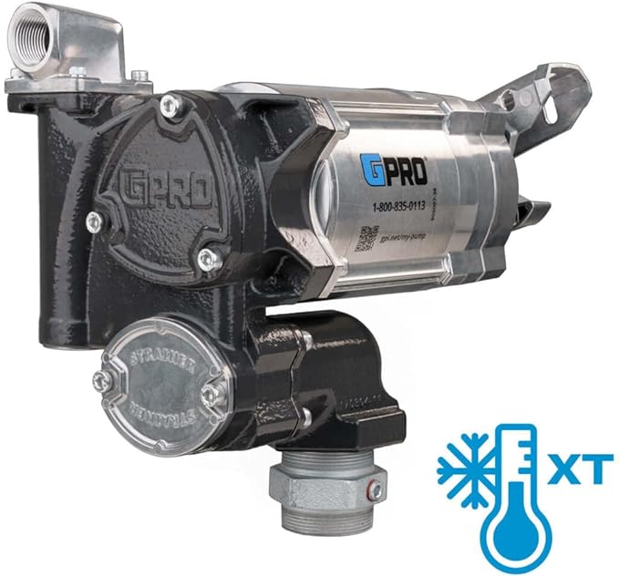 GPRO - V20 Series Fuel Transfer Pump, 1 Inch Outlet, Pump Only- For Extreme Temperatures, 20 GPM, 115 Volt (171000-51)