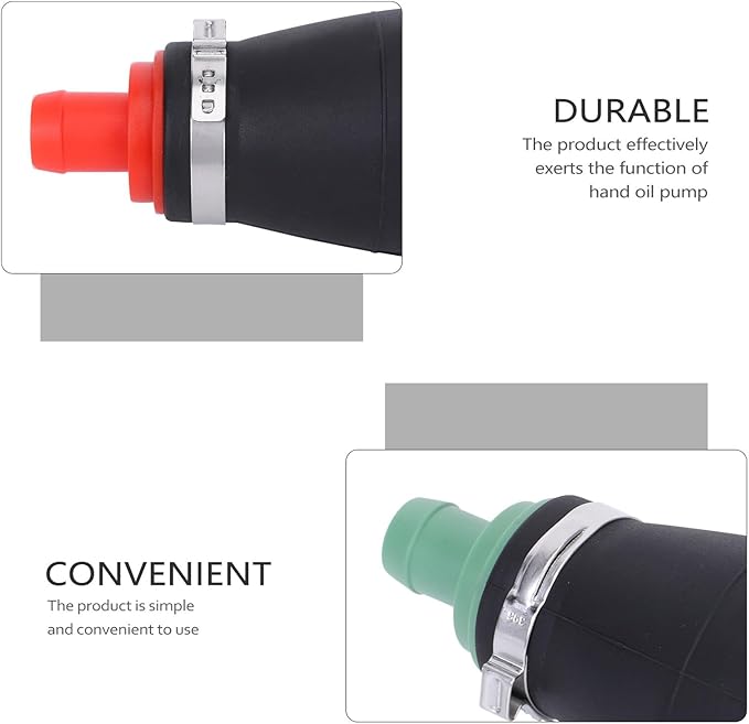 Large Hand Fuel Pump Rubber Oil Suction Pump for Car Boat Motorcycle Manual Siphon Transfer Tool Easy Use Emergency Fuel Extractor