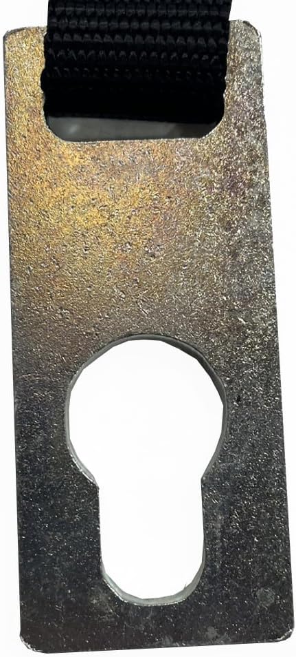 Brumleve Center Ridge Strap Kit with Ratchet, 1 inch x 46 feet/Keyhole Plates