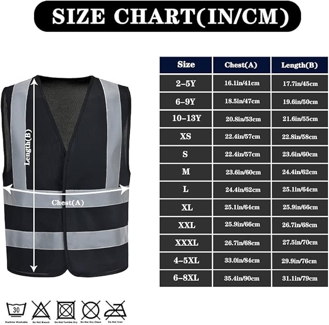 AK Safety Vest- Reflective, Personalized Hi Viz Vests with Custom Logo