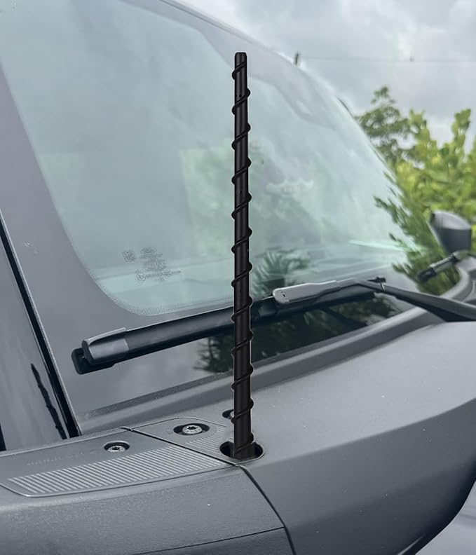 13" Short Antenna for Ford Bronco, Fits for Ford Bronco Full Size 2021 2022 2023 2024 2025, 13-inch Spiral AM FM Radio Antenna Replacement for Bronco Accessories F150